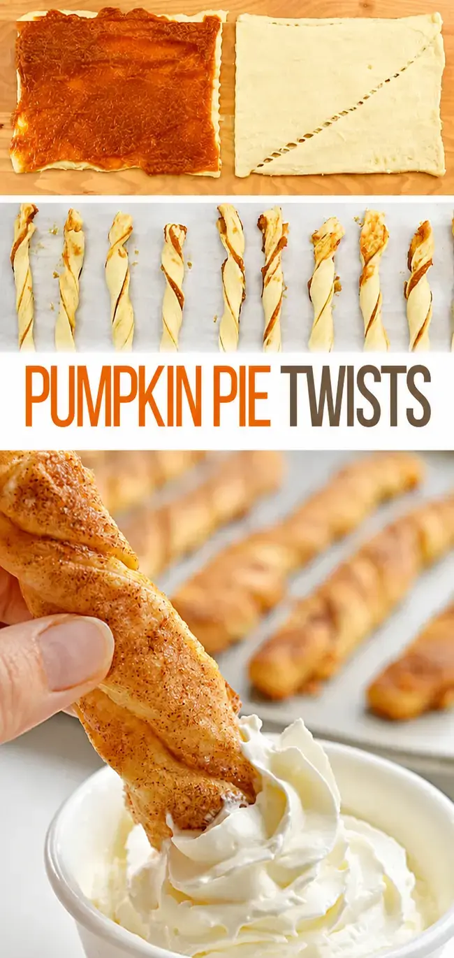 Easy Pumpkin Pie Twists
