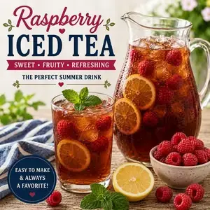 Easy Raspberry Iced Tea, Easy Raspberry Iced Tea Everyone Asks For