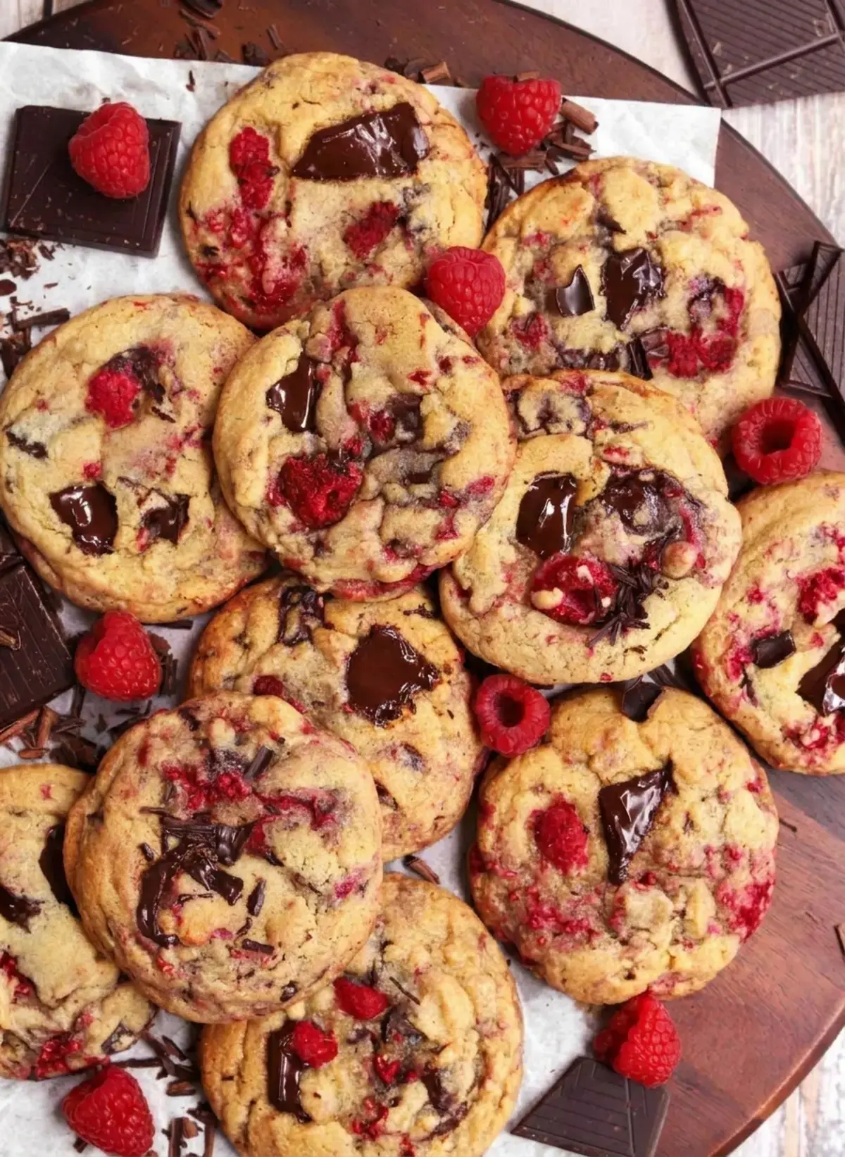 Raspberry Chocolate Chip Cookies, Ingredients For Raspberry Chocolate Chip Cookies