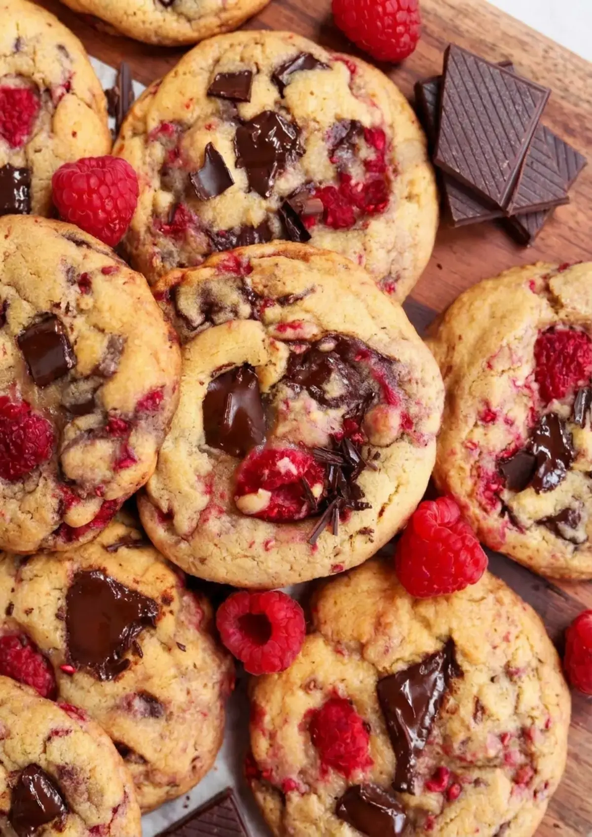 Raspberry Chocolate Chip Cookies, Ingredients For Raspberry Chocolate Chip Cookies