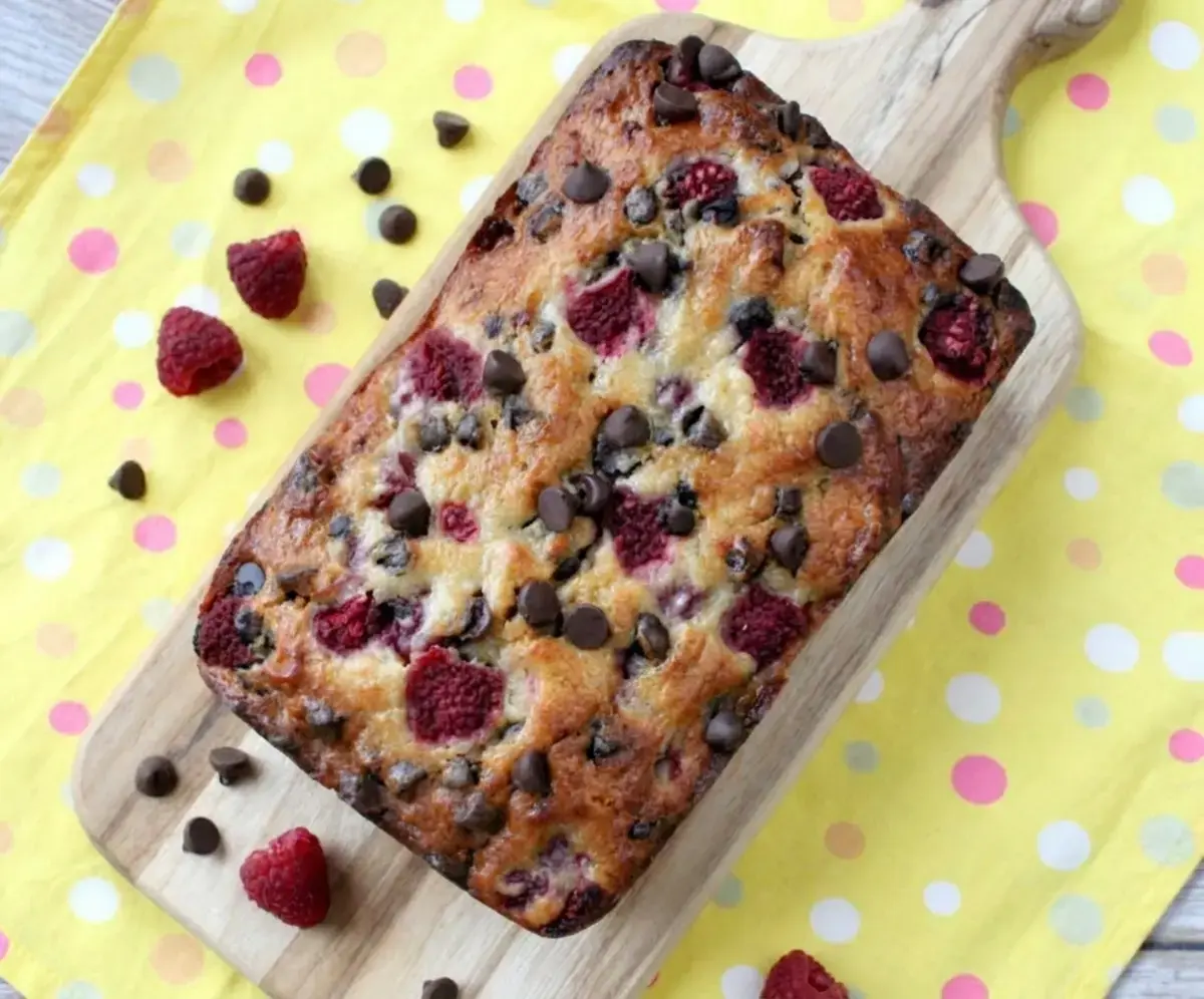 Raspberry Dark Chocolate Banana Bread, Ingredients Needed