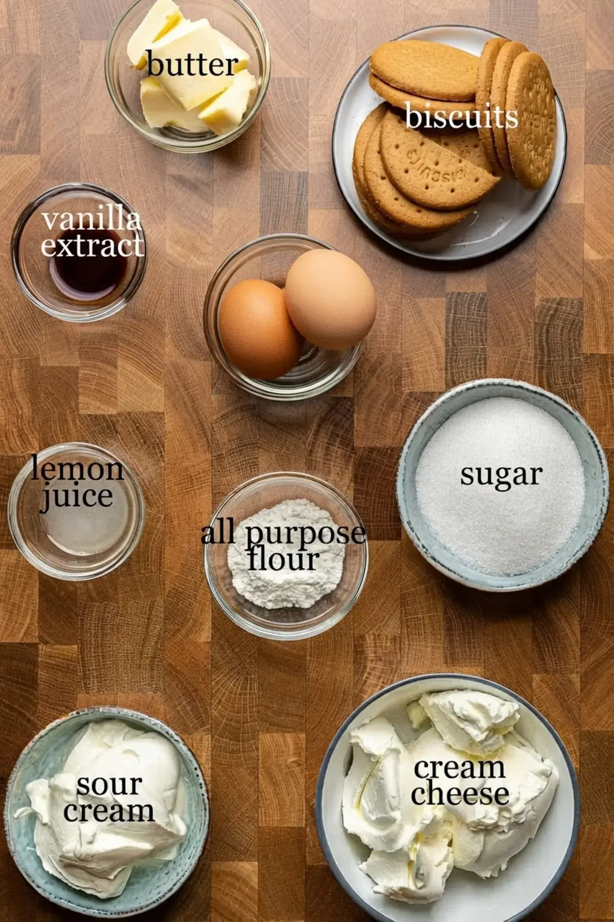 Easy Mini Cheesecakes, Ingredients You'Ll Need